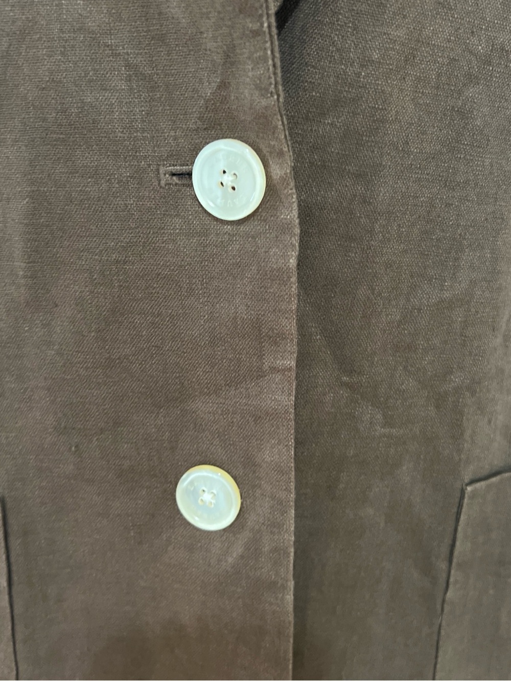 Lauren Ralph Lauren Brown Single-Breasted Blazer - Picture 4 of 7